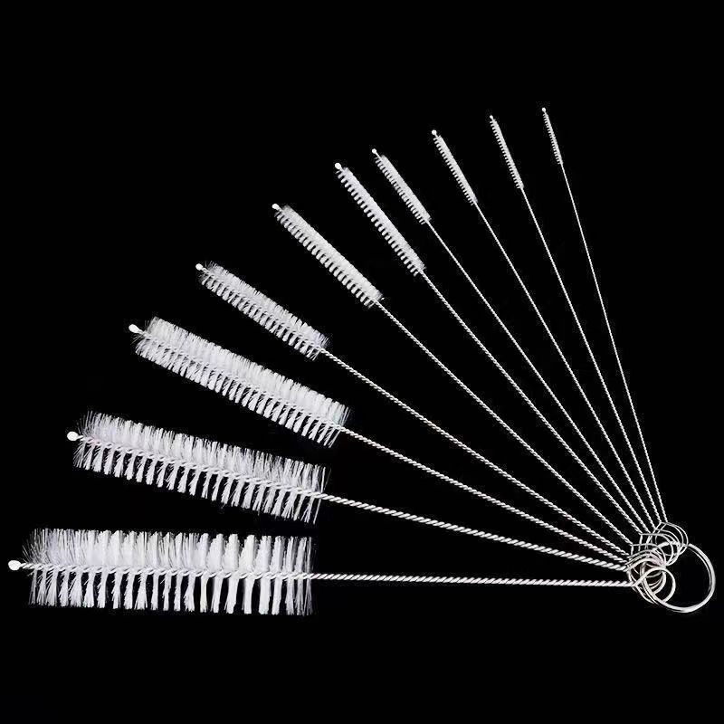 Weed Vaping Accessories - 10Pcs/Set Stainless Steel Cleaning Brush For