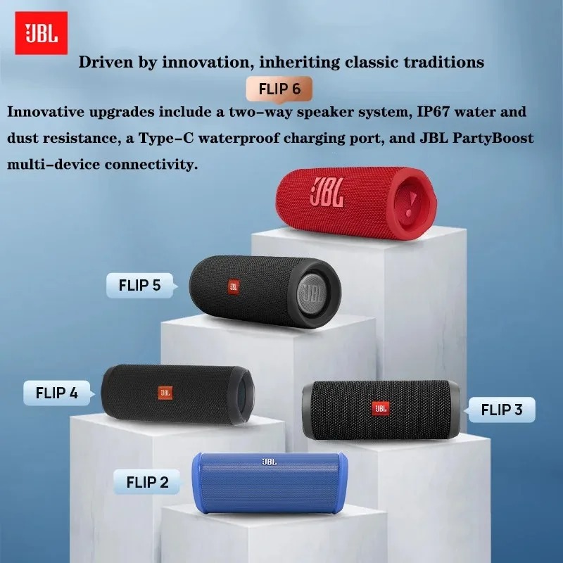 JBL Flip 6 Compact Outdoor Blu - đánh giá và giá Jbl Speaker Flip 6