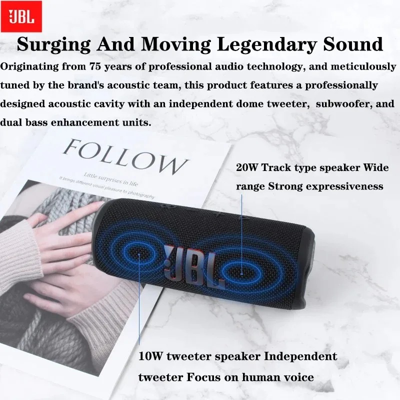 JBL Flip 6 Compact Outdoor Blu - đánh giá và giá Jbl Speaker Flip 6