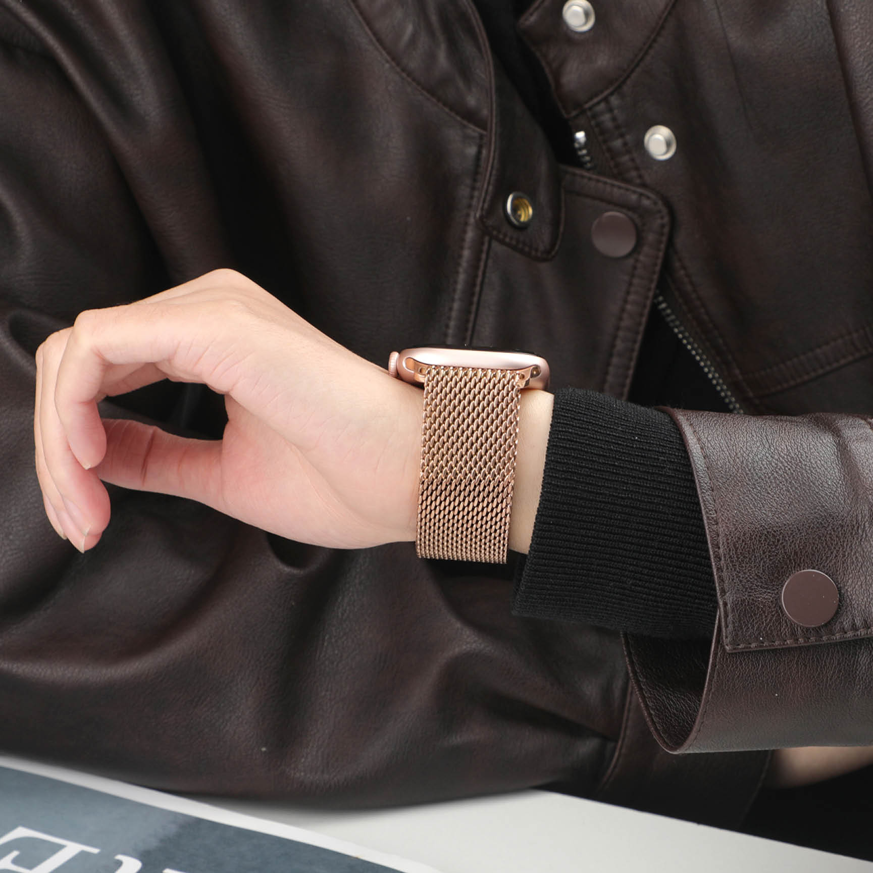 Thick Metal Strap for Apple Wa - đánh giá và giá Mesh Coil Strip