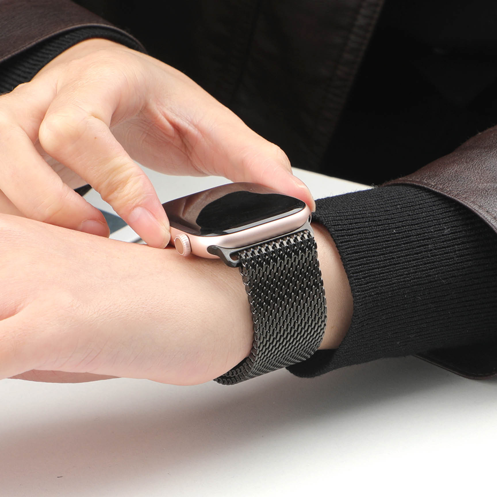 Thick Metal Strap for Apple Wa - đánh giá và giá Mesh Coil Strip